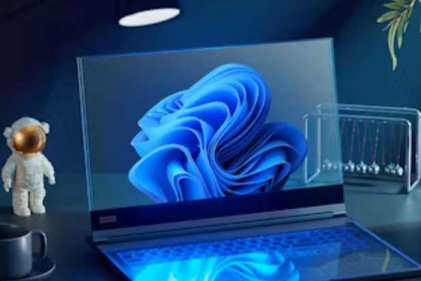 Lenevo unveils transparent laptop