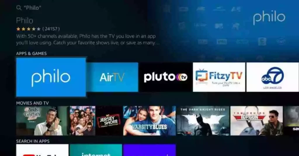 Philo on Amazon Firestick