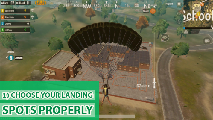 PUBG Mobile Landing