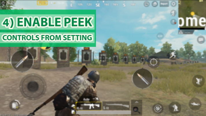 pubg mobile peek controls