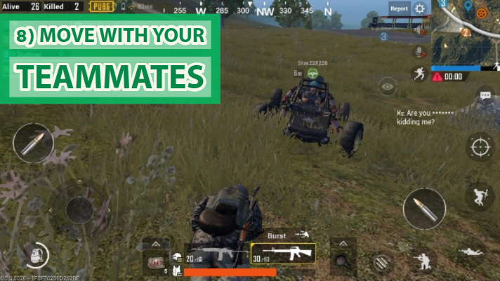 pubg mobile teammates