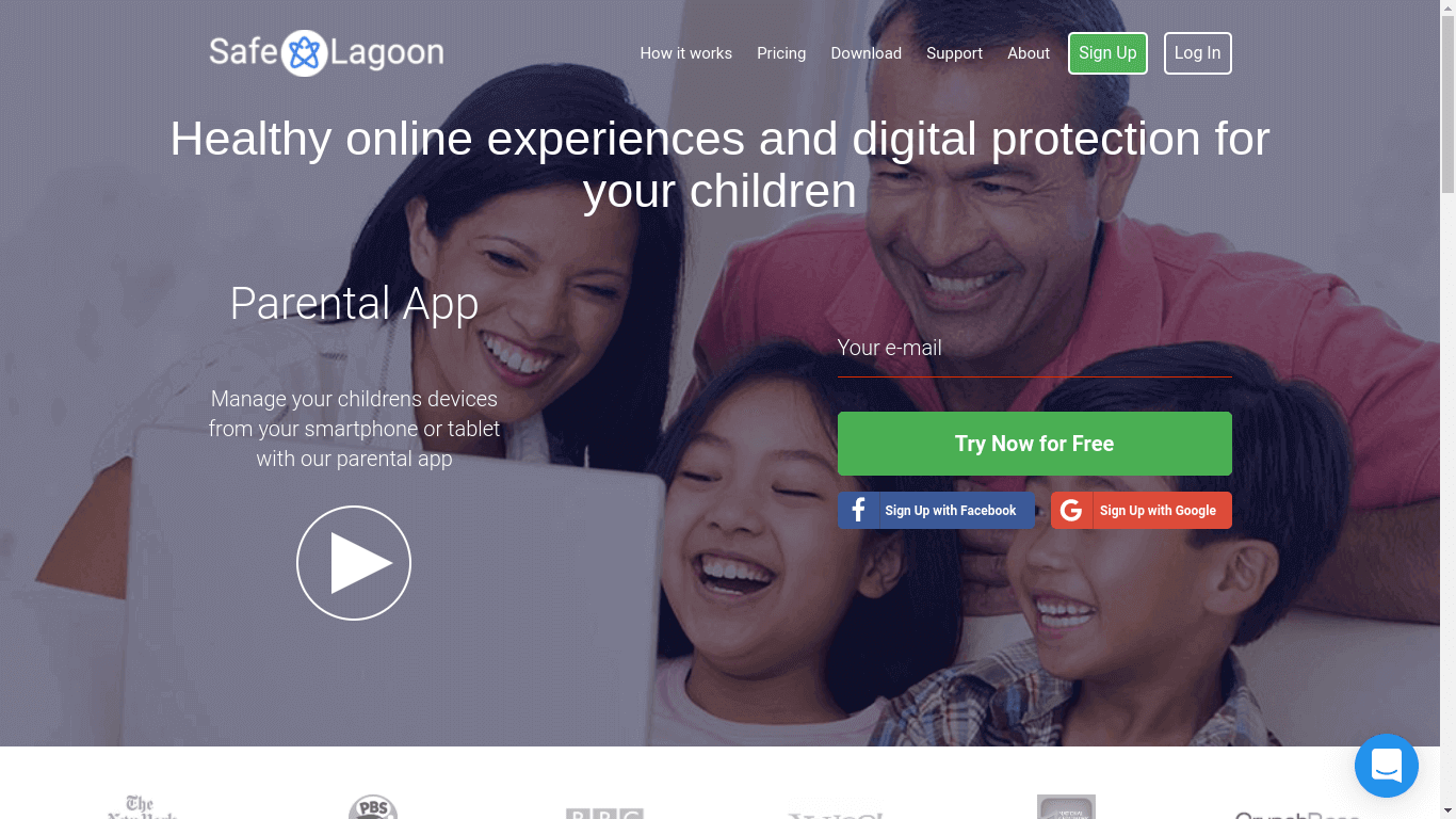 Safe Lagoon Parental Control App