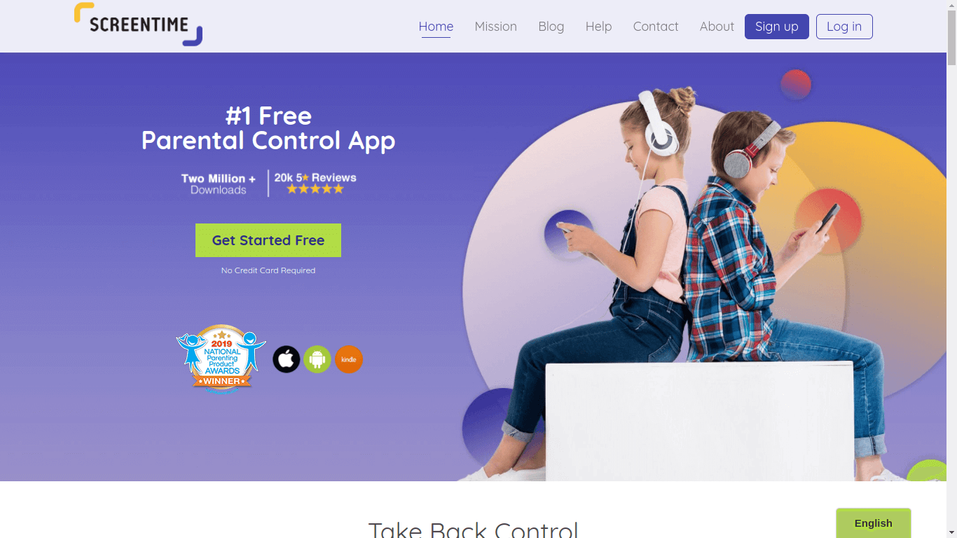 ScreenTime Parental Control App