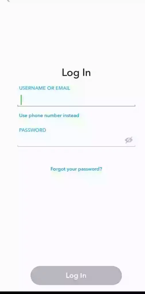 Snapchat Login