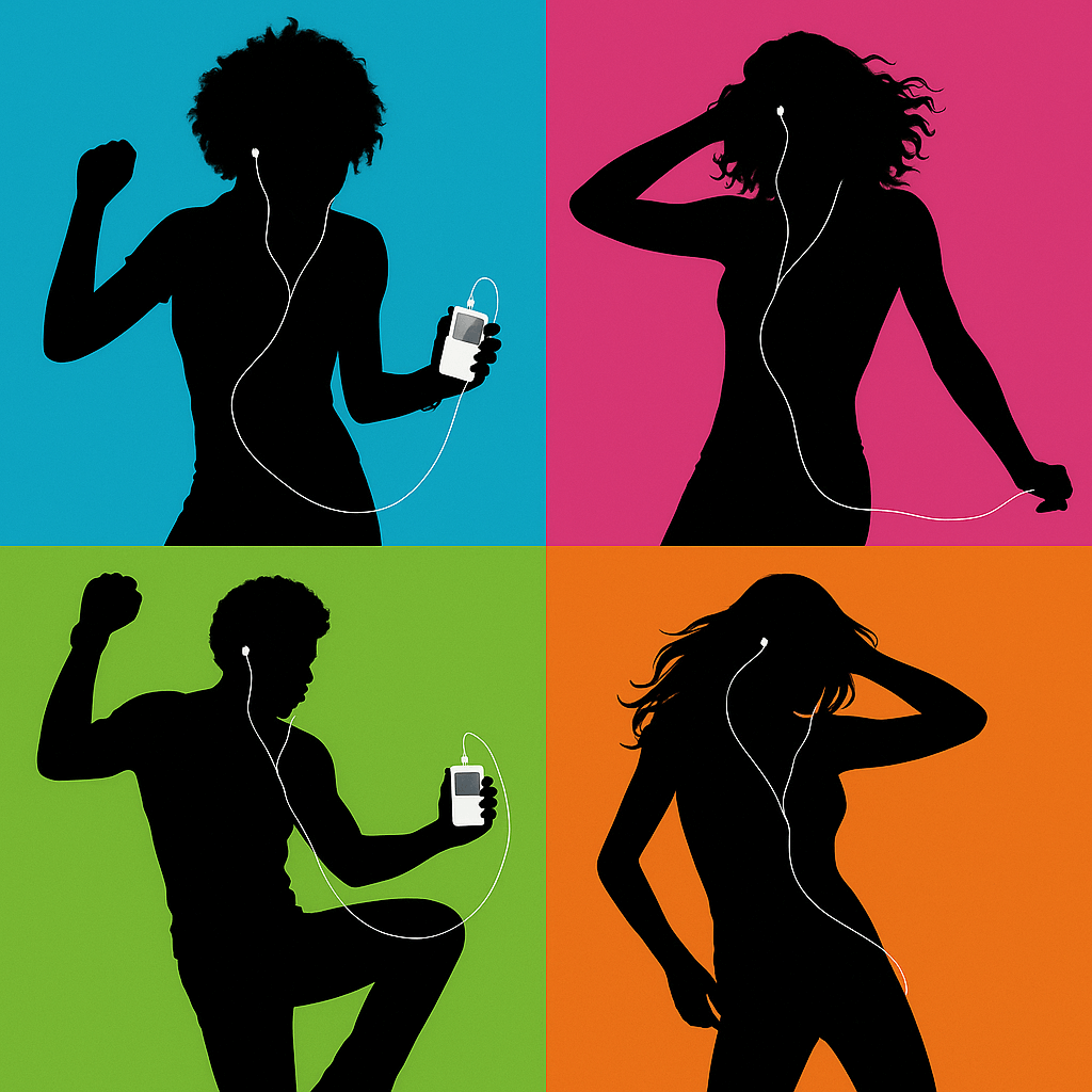 apple ipod silhouettes