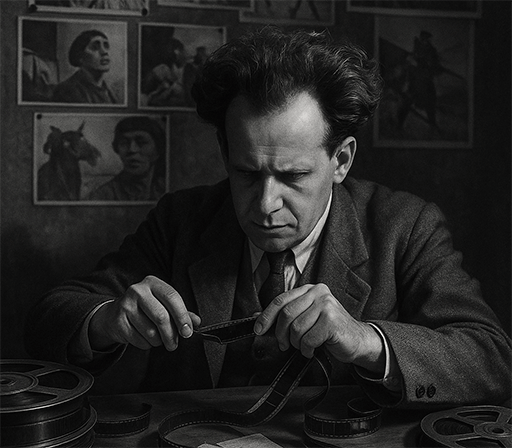 eisenstein editing film reels